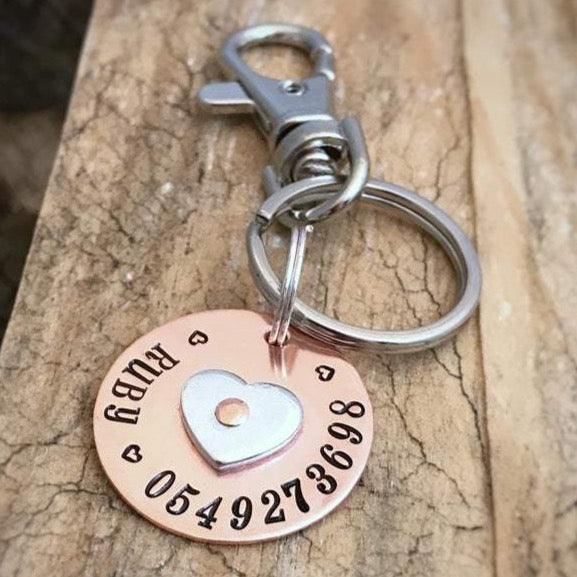 Médaille de Chien en Cuivre, Médaillon de Chien Personnalisé