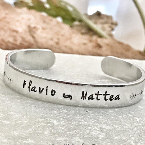 Bijoux Personnalisés, Bracelet Gravés Prénoms