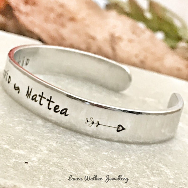 Bijoux Personnalisés, Bracelet Gravés Prénoms