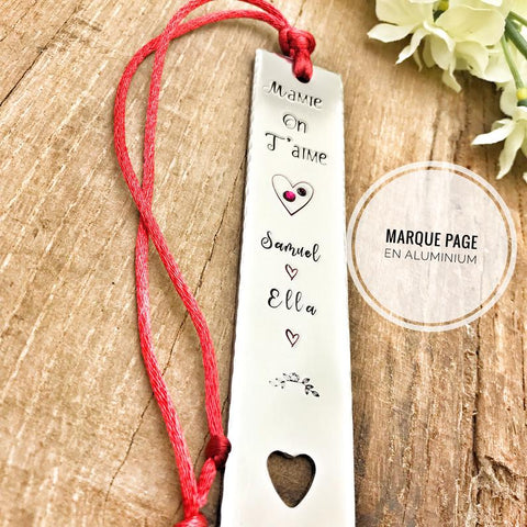 Marque Page Personnalisé, 'Mamie On T'aime'