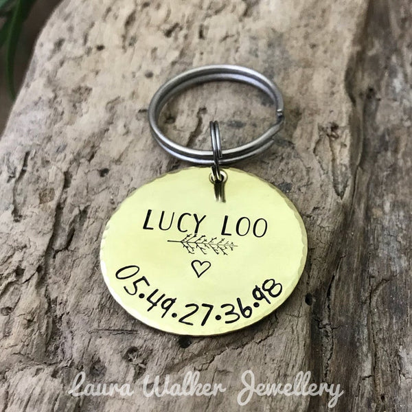 Médaille pour Chien en Laiton, Médaille Chien Personnalisée
