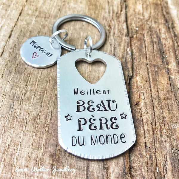 Porte Clé 'Meilleur Beau Père du Monde'