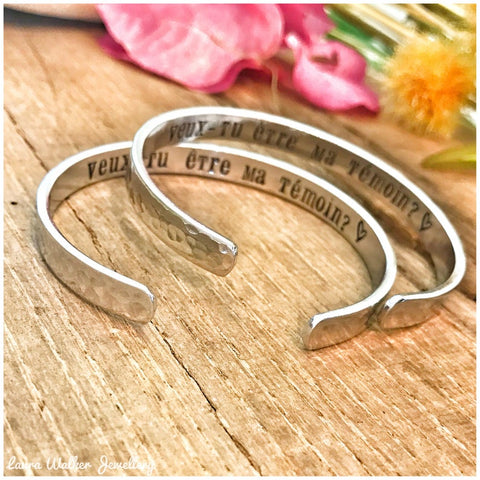 Bijoux 'Veux-tu être ma témoin?', Idée Cadeau Demande Témoin