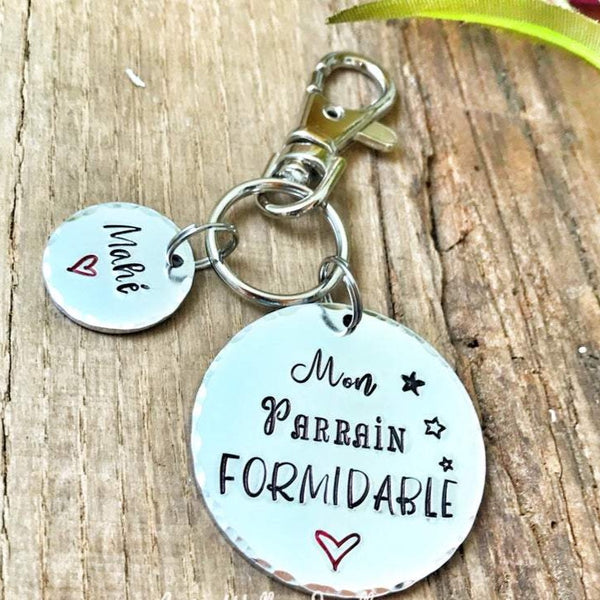 Porte Clé 'Mon Parrain Formidable'