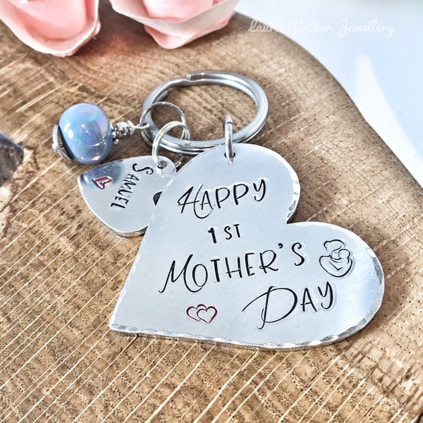 First Mother's Day Keychain