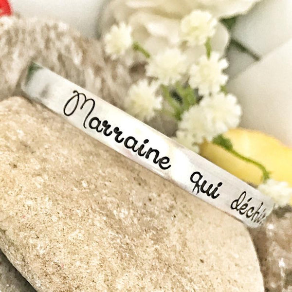Bijoux Marraine, Bracelet 'Marraine qui Déchire'