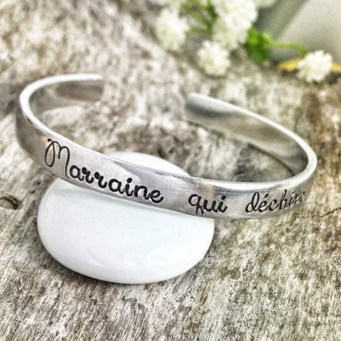 Bijoux Marraine, Bracelet 'Marraine qui Déchire'