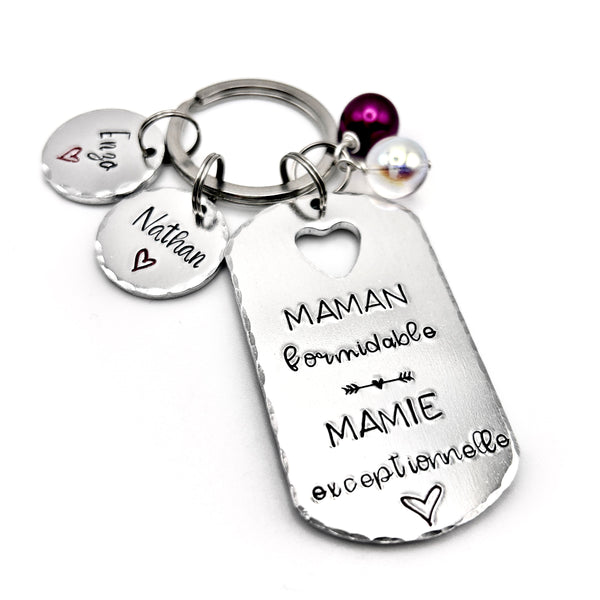 Mamie Formidable Mamie Exceptionnelle Porte Clef