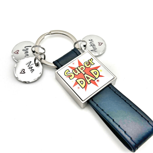 Super Dad Keychain